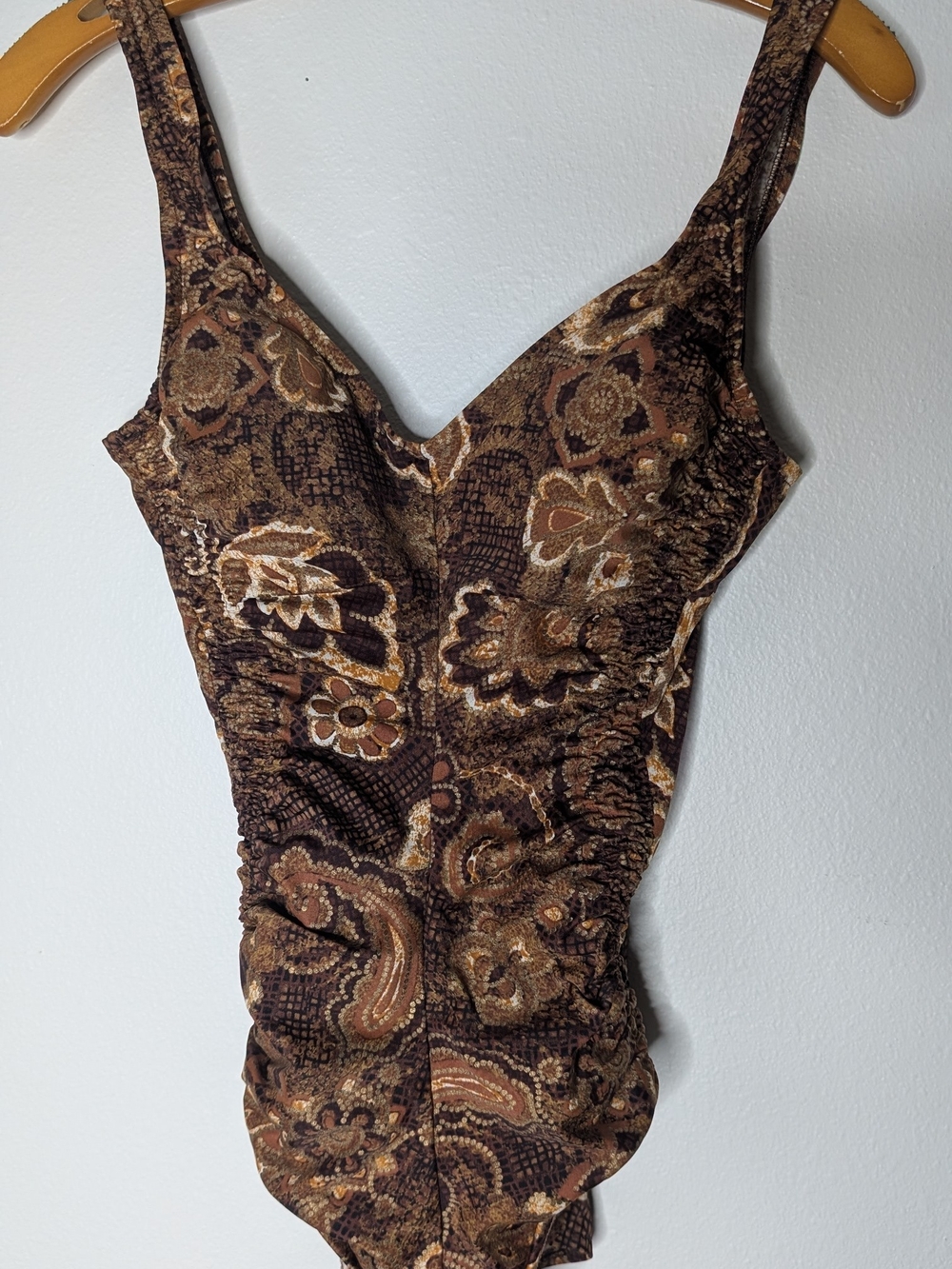 Vintage Brown Swimsuit